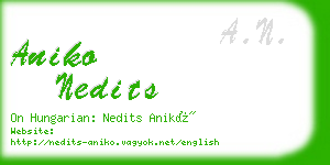 aniko nedits business card